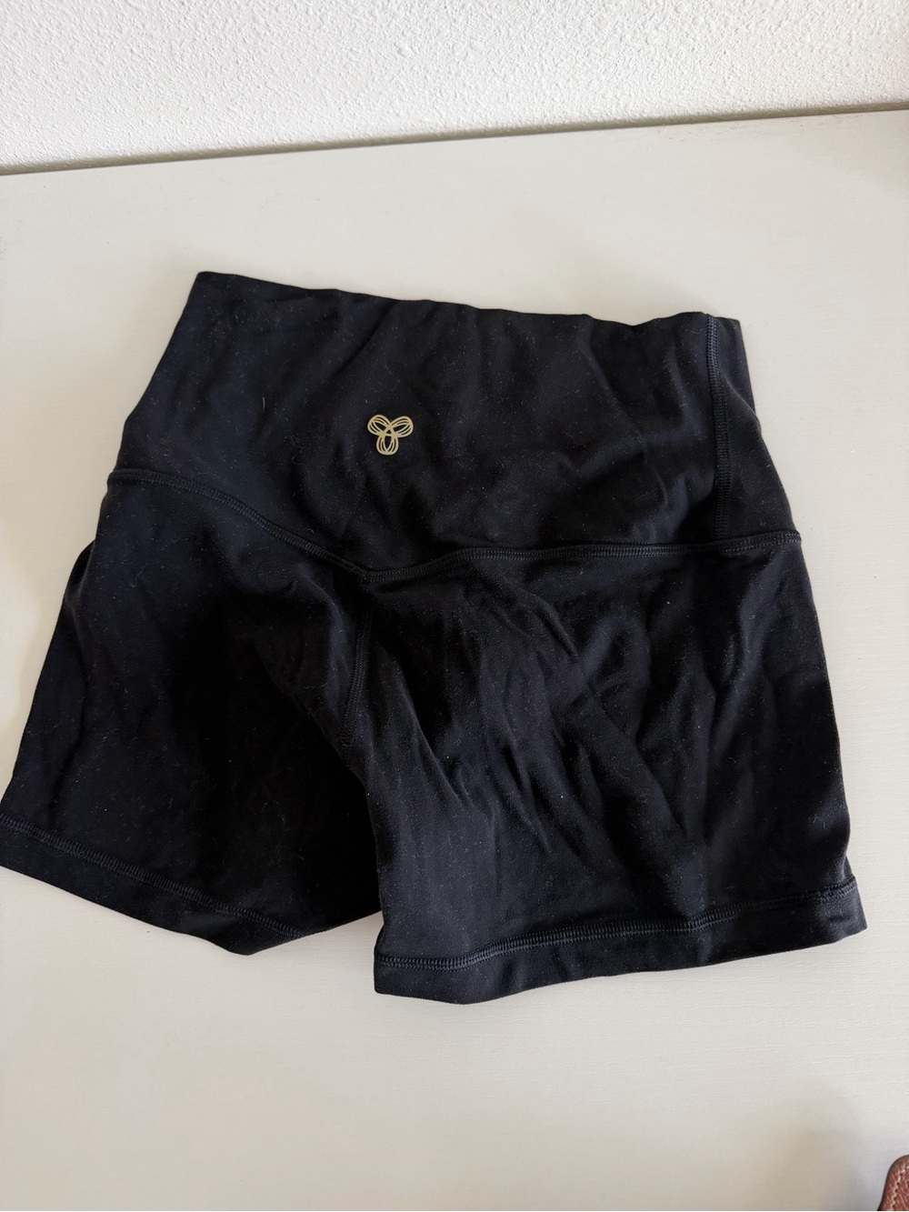 Aritzia Black High-Rise Bike Shorts - Picture 2 of 2